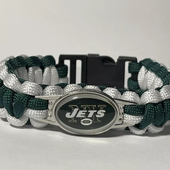 New York Jets NFL Paracord Bracelet NEW - Picture 1 of 2